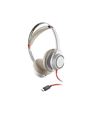 Poly Blackwire BW7225 USB-C White Stereo Headset