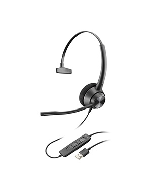 Poly Encorepro Ep310 Monaural USB Headset | USB-A | With Inline Control