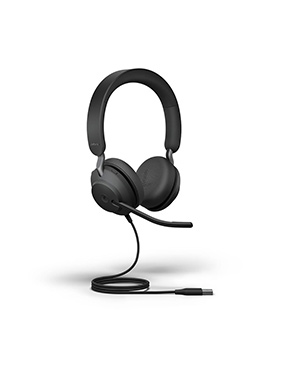 Jabra Evolve2 40 UC Stereo Wired Headset | Black | USB-A