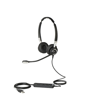 Jabra BIZ 2400 II MS DUO USB 3-in-1 Contact Centre Headset | Skype for Business