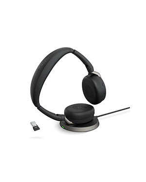 Jabra Evolve2 65 Flex Link380 USB-A UC Stereo with Wireless Charger