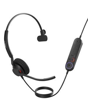 Jabra Engage 40 MS Mono Headset | USB-C | Inline Link | Microsoft Teams