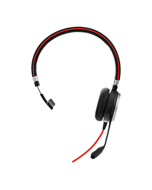 Jabra EVOLVE 40 MS Mono Headset | USB-C & 3.5MM Jack Connection | Skype for Business