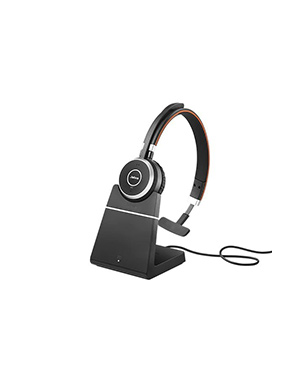 Jabra Evolve 65 SE MS Mono Headset With Charging Stand