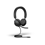 Jabra Evolve2 40 UC Stereo Wired Headset | Black | USB-C