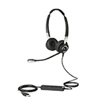 Jabra BIZ 2400 II MS DUO USB 3-in-1 Contact Centre Headset | Skype for Business