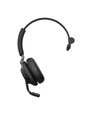 Jabra Evolve2 65 MS Mono Bluetooth Headset | Microsoft Teams | Black | Link 380 |  USB-C