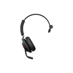 Jabra Evolve2 65 MS Mono Bluetooth Headset | Microsoft Teams | Black | Link 380 | USB-A