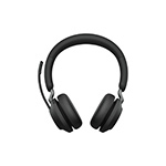 Jabra Evolve2 65 MS Binaural Bluetooth Headset | Microsoft Teams | Black | Link 380 | USB-C