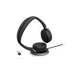 Jabra Evolve2 65 Flex Link380 USB-A UC Stereo with Wireless Charger