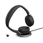 Jabra Evolve2 65 Flex Microsoft Teams Link380 USB-C Stereo with Wireless Charger
